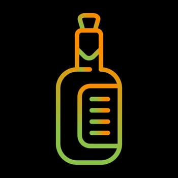 Champagne bottle Vector Icon