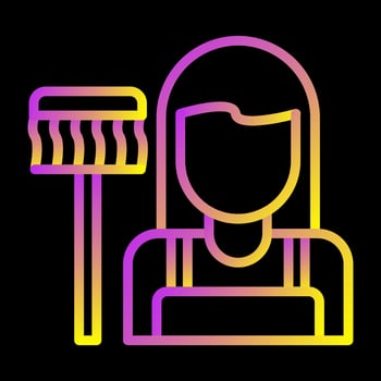 Housekeeper Vector Icon