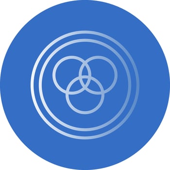 Color Mixer Vector Icon Design