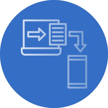 Transfer Paper Vector Icon Design