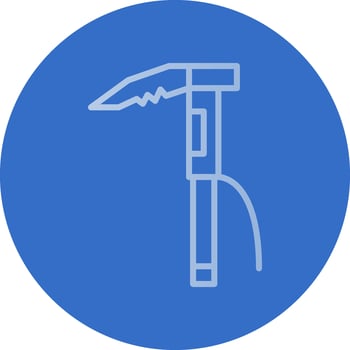 Ice axe Vector Icon Design