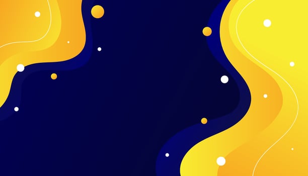 Abstract fluid background with dark yellow and purple gradient colors. Vector illustration