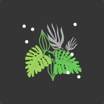 Flower cartoon vector illustration