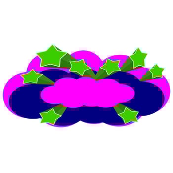 images of design elements to be attached or decorated with design work vector