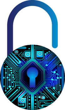 Modern Technology Cybersecurity Icon Crop-out png
