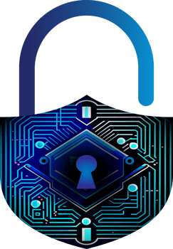 Modern Technology Cybersecurity Icon Crop-out png