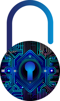 Modern Technology Cybersecurity Icon Crop-out png