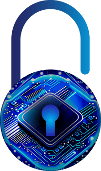 Modern Technology Cybersecurity Icon Crop-out png