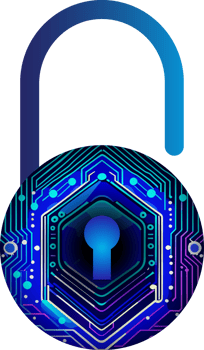 Modern Technology Cybersecurity Icon Crop-out png