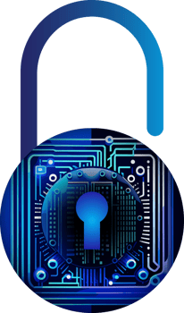 Modern Technology Cybersecurity Icon Crop-out png