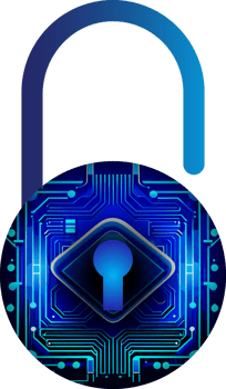 Modern Technology Cybersecurity Icon Crop-out png