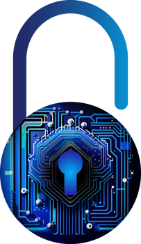 Modern Technology Cybersecurity Icon Crop-out png