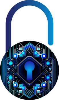 Modern Technology Cybersecurity Icon Crop-out png