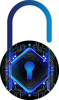 Modern Technology Cybersecurity Icon Crop-out png