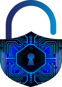 Modern Technology Cybersecurity Icon Crop-out png