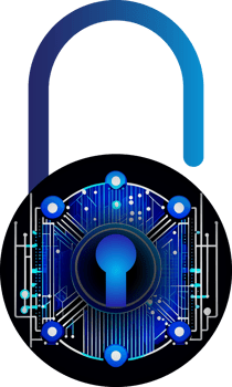 Modern Technology Cybersecurity Icon Crop-out png