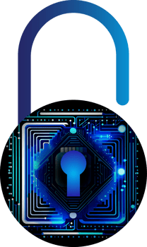Modern Technology Cybersecurity Icon Crop-out png