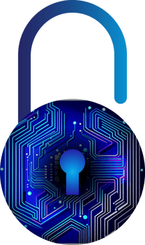 Modern Technology Cybersecurity Icon Crop-out png