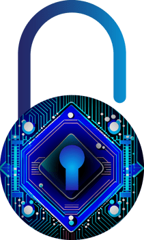 Modern Technology Cybersecurity Icon Crop-out png