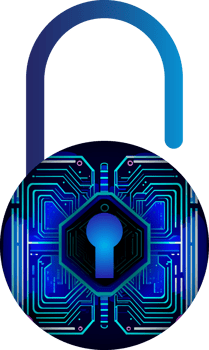 Modern Technology Cybersecurity Icon Crop-out png