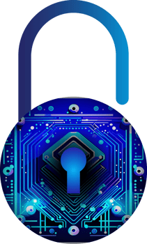 Modern Technology Cybersecurity Icon Crop-out png