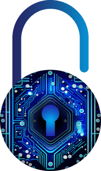 Modern Technology Cybersecurity Icon Crop-out png