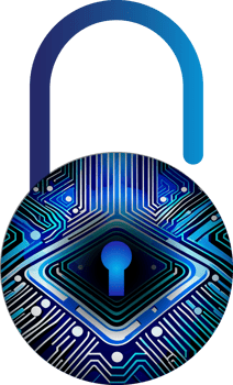 Modern Technology Cybersecurity Icon Crop-out png
