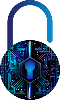 Modern Technology Cybersecurity Icon Crop-out png
