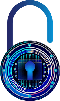 Modern Technology Cybersecurity Icon Crop-out png