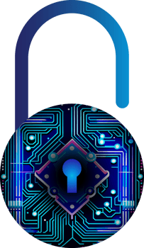 Modern Technology Cybersecurity Icon Crop-out png