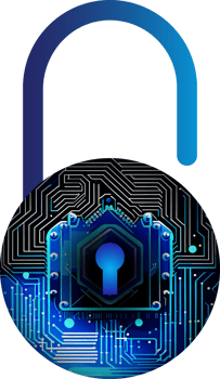 Modern Technology Cybersecurity Icon Crop-out png