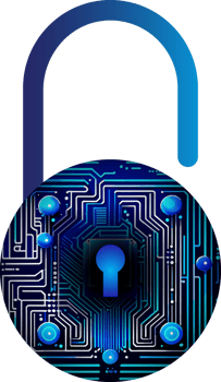 Modern Technology Cybersecurity Icon Crop-out png