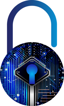 Modern Technology Cybersecurity Icon Crop-out png
