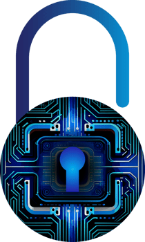 Modern Technology Cybersecurity Icon Crop-out png