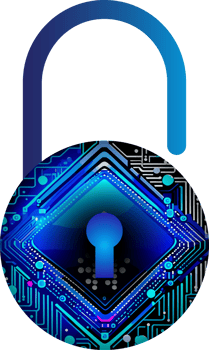 Modern Technology Cybersecurity Icon Crop-out png