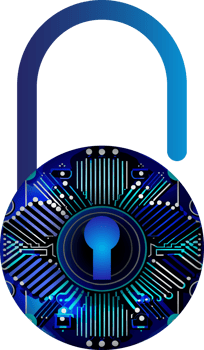 Modern Technology Cybersecurity Icon Crop-out png