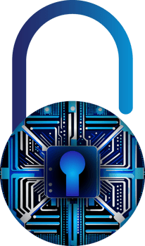 Modern Technology Cybersecurity Icon Crop-out png