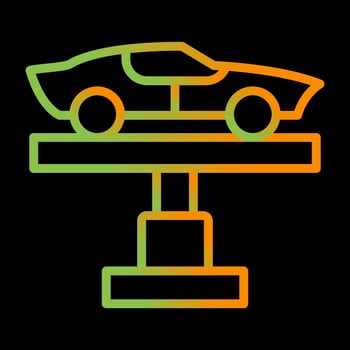 Car Lifter Vector Icon