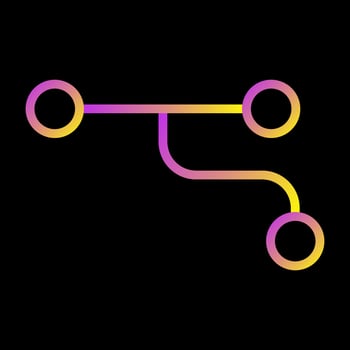 Divergence Vector Icon