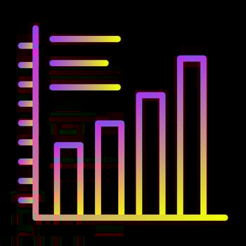 Bar Chart Vector Icon