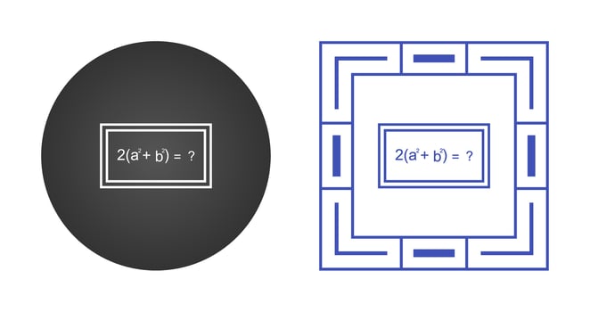 Solving Formula Vector Icon