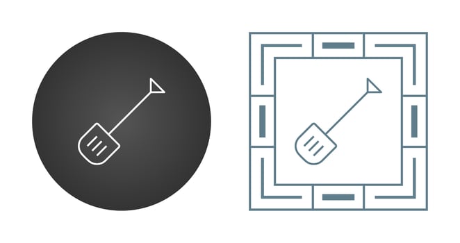 Snow Shovel Vector Icon