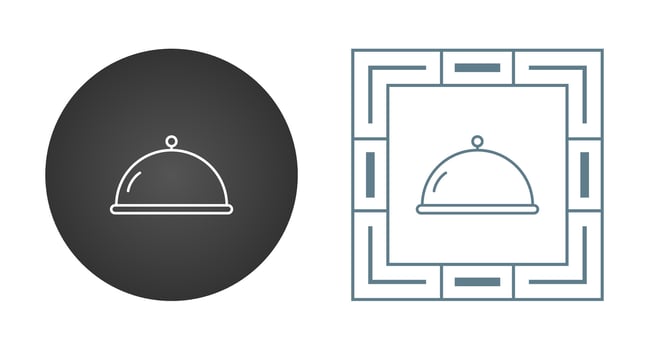 Covered Food Vector Icon