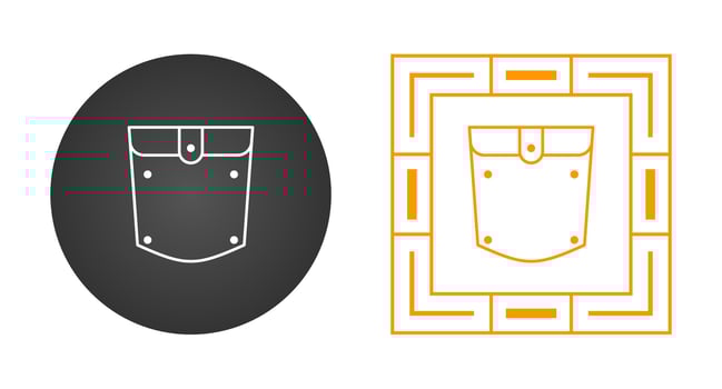 Pocket Square Vector Icon