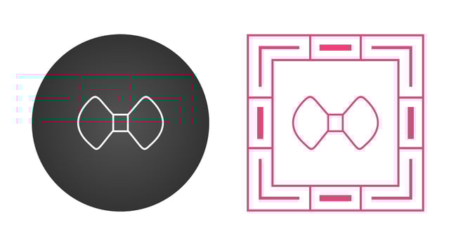 Bow Tie Vector Icon
