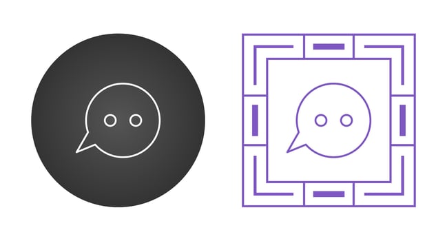 Message Bubbles Vector Icon