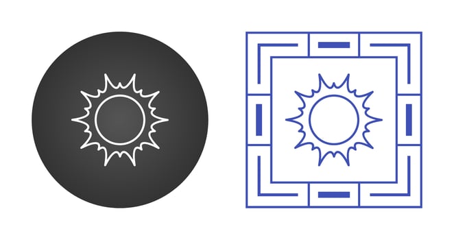 Sun Vector Icon