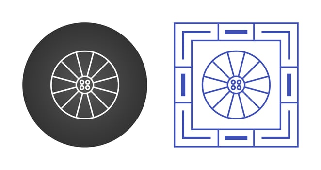 Wheel Vector Icon