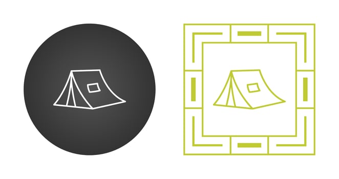 Tent Vector Icon