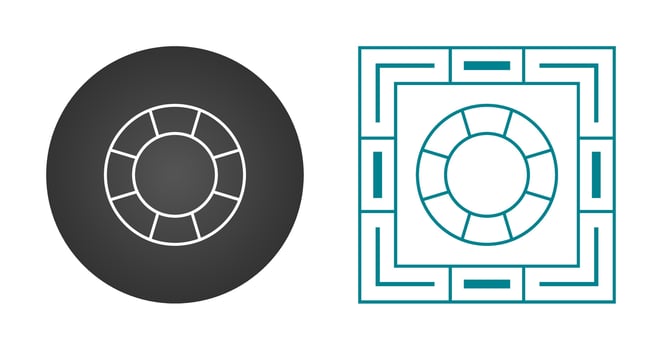 Life Saving Tube Vector Icon